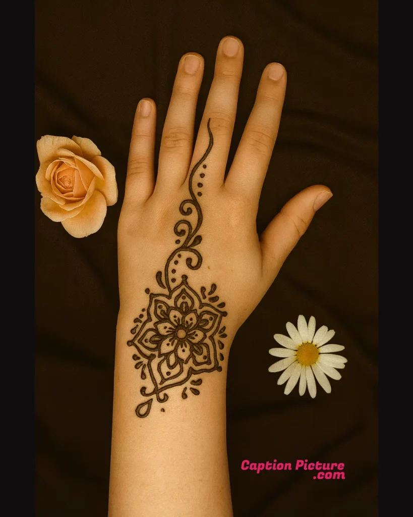 সহজ মেহেদী ডিজাইন ছবি ২০২৫