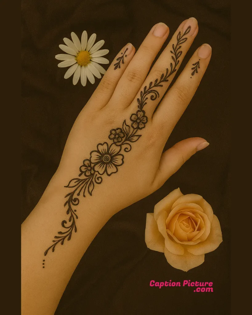 সহজ মেহেদী ডিজাইন ছবি ২০২৫