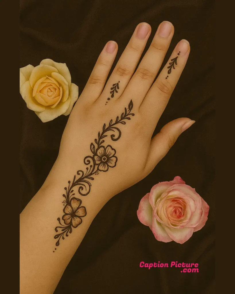 সহজ মেহেদী ডিজাইন ছবি ২০২৫