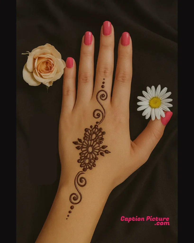 সহজ মেহেদী ডিজাইন ছবি ২০২৫