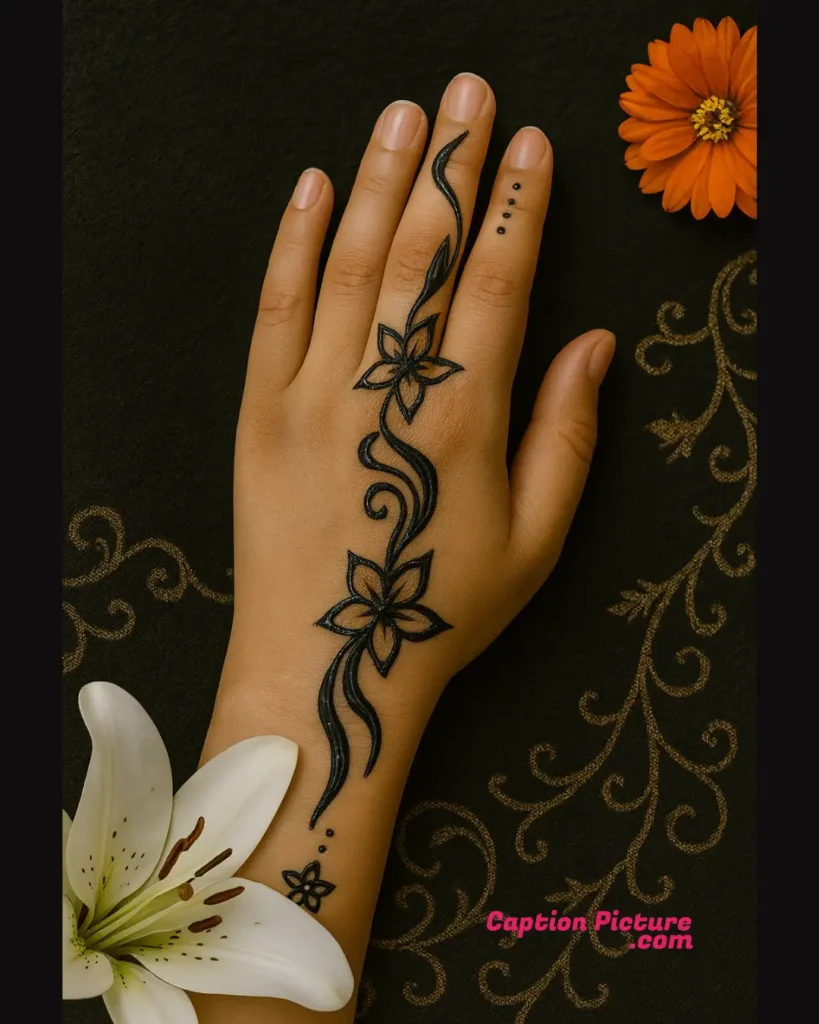 সহজ মেহেদী ডিজাইন ছবি ২০২৫