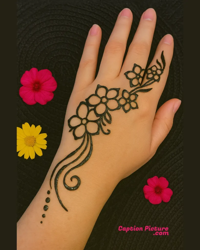 সহজ মেহেদী ডিজাইন ছবি ২০২৫