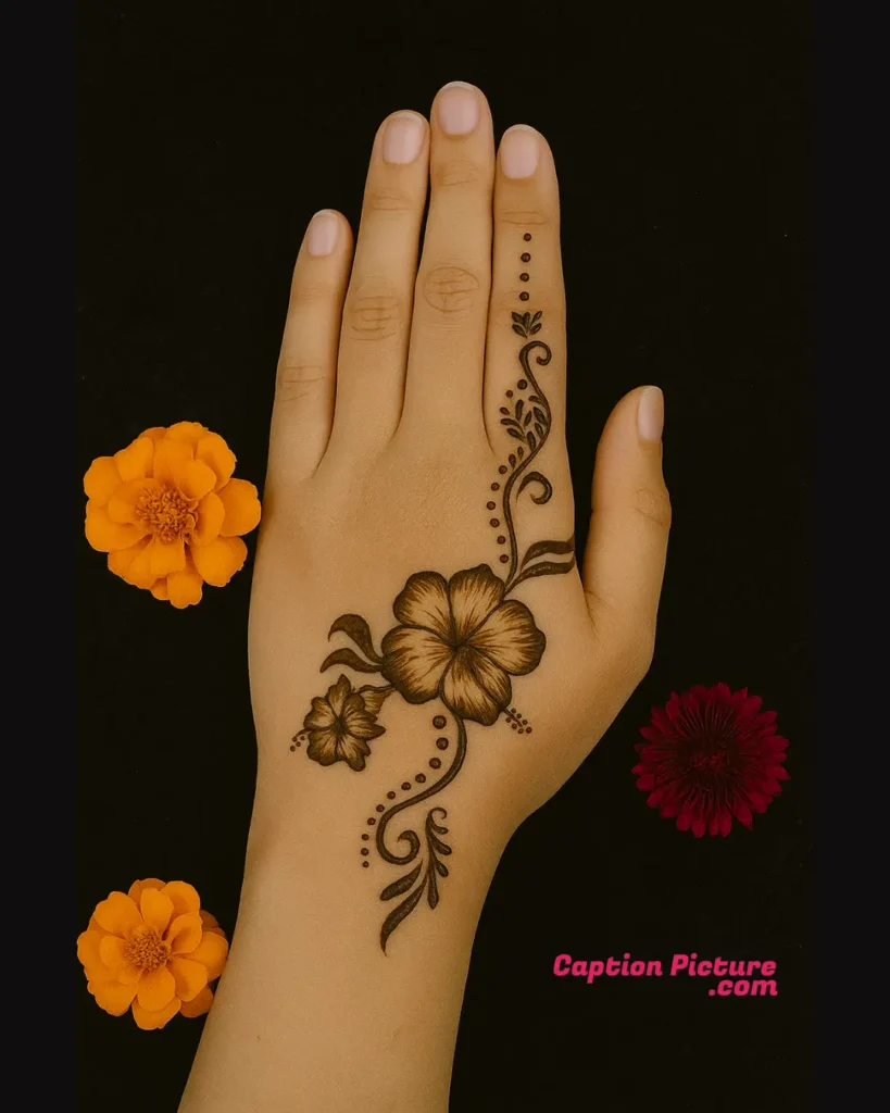 সহজ মেহেদী ডিজাইন ছবি ২০২৫