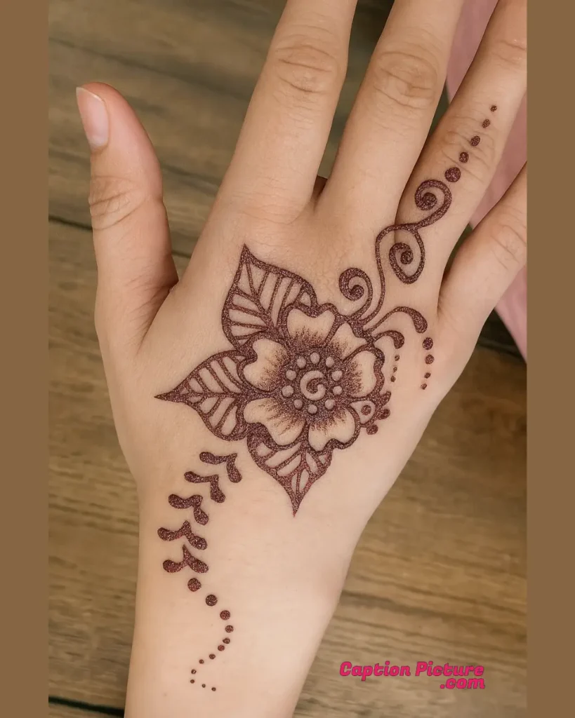 সহজ মেহেদী ডিজাইন ছবি ২০২৫