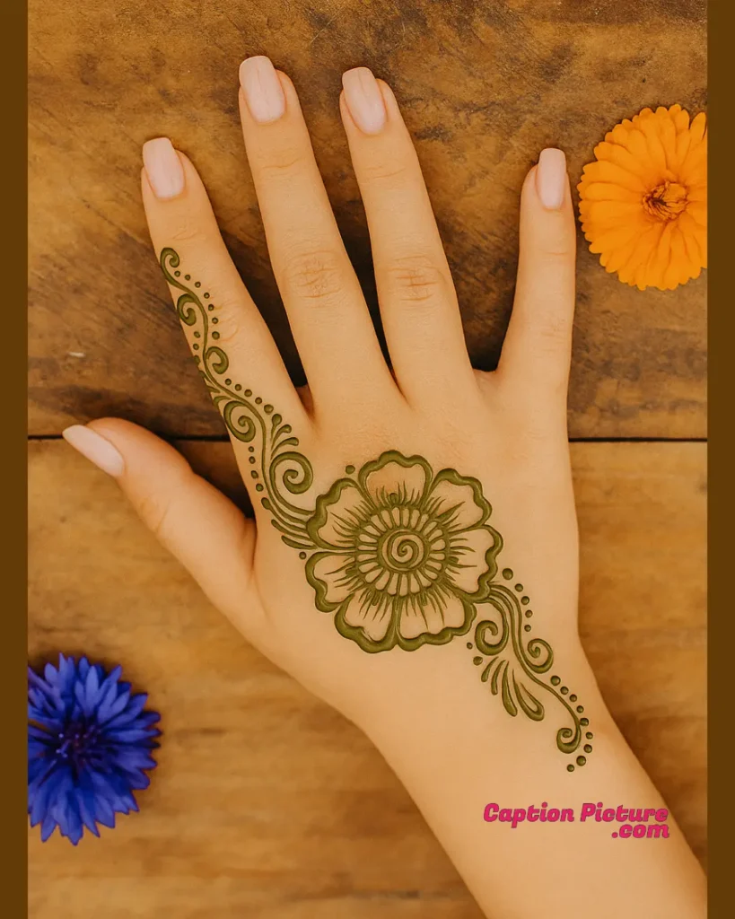 সহজ মেহেদী ডিজাইন ছবি ২০২৫