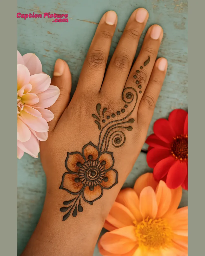 সহজ মেহেদী ডিজাইন ছবি ২০২৫