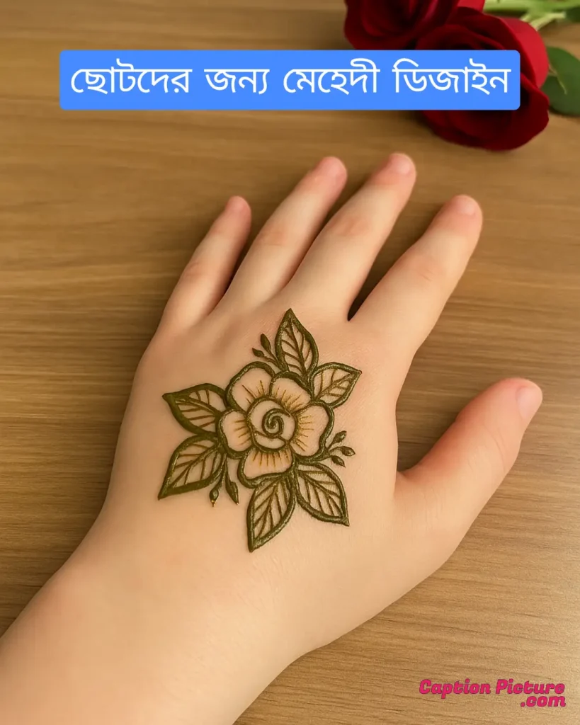 শিশুদের জন্য মেহেদী ডিজাইন