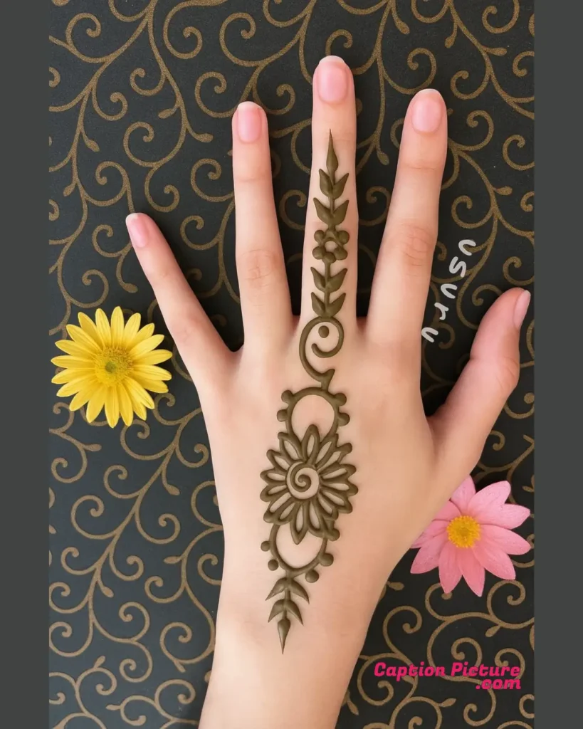 সহজ মেহেদী ডিজাইন ছবি ২০২৫