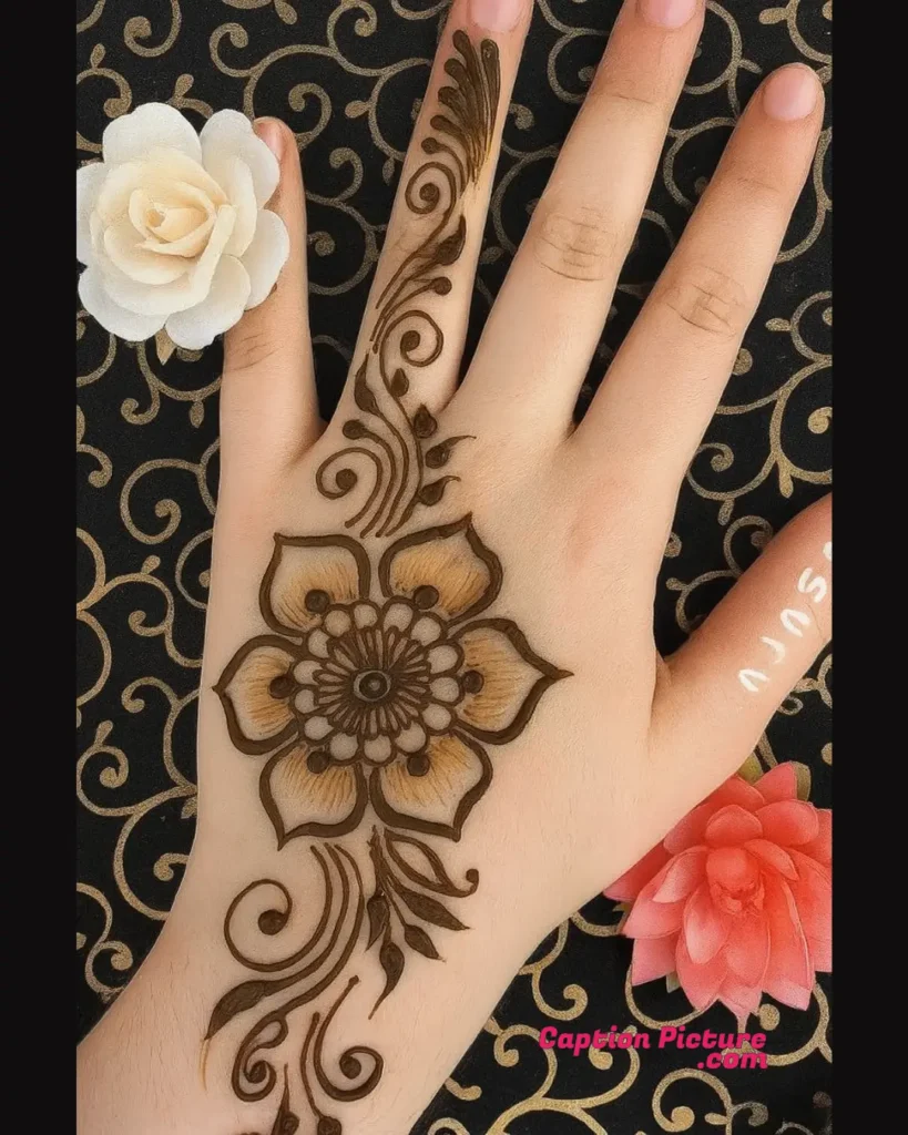 সহজ মেহেদী ডিজাইন ছবি ২০২৫