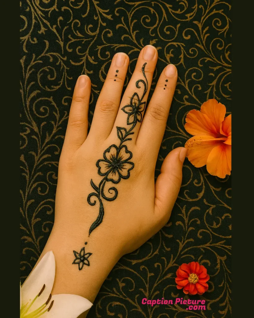 সহজ মেহেদী ডিজাইন ছবি ২০২৫