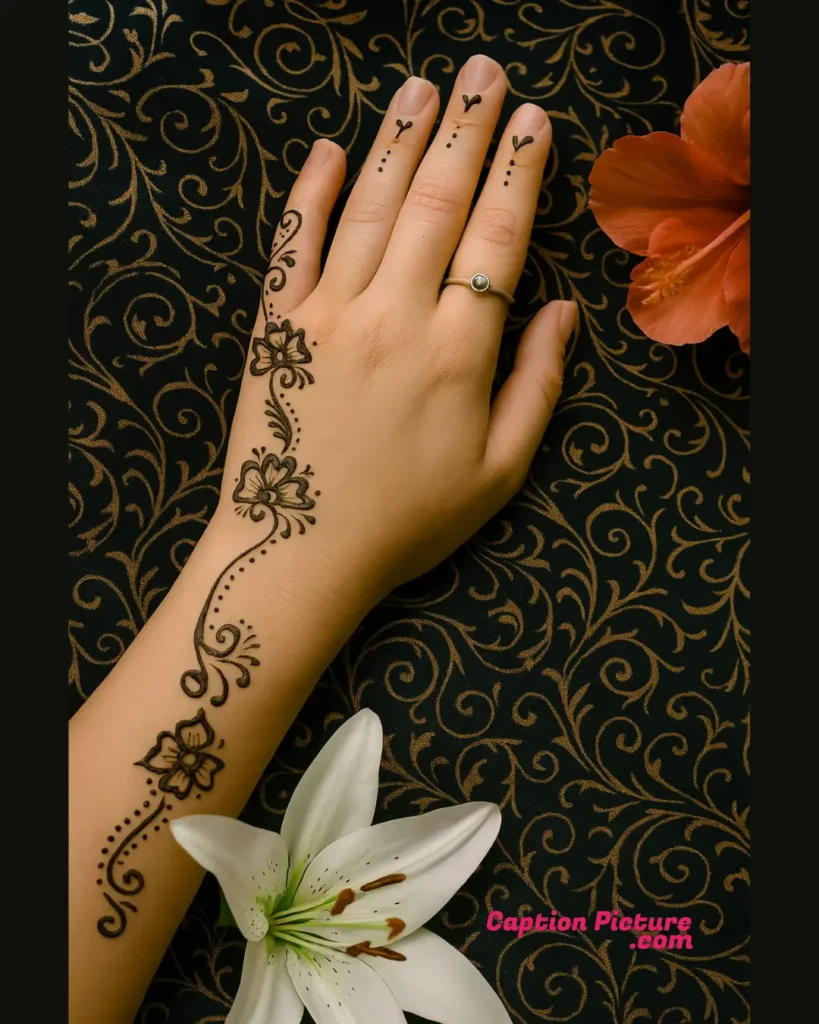 সহজ মেহেদী ডিজাইন ছবি ২০২৫