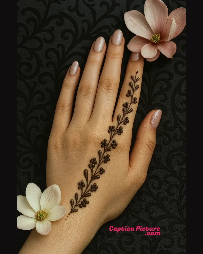 সহজ মেহেদী ডিজাইন ছবি ২০২৫