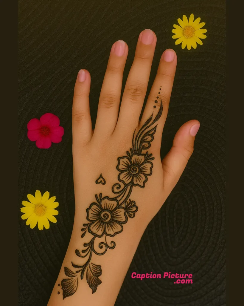 সহজ মেহেদী ডিজাইন ছবি ২০২৫