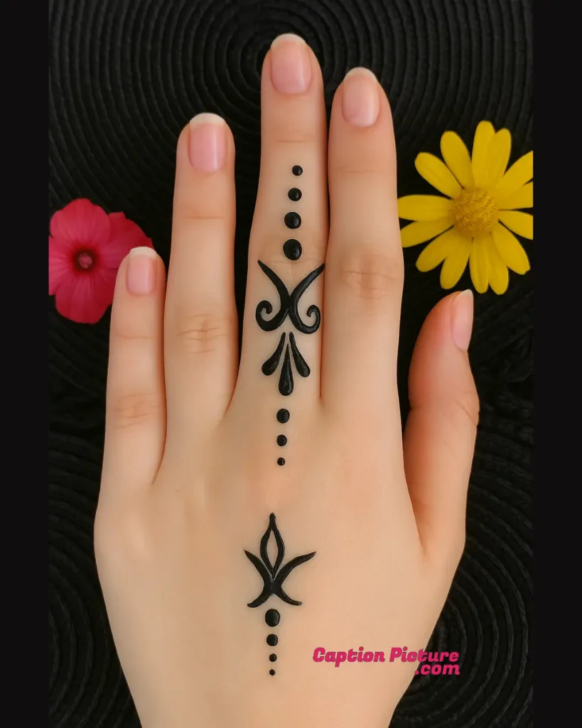 সহজ মেহেদী ডিজাইন ছবি ২০২৫
