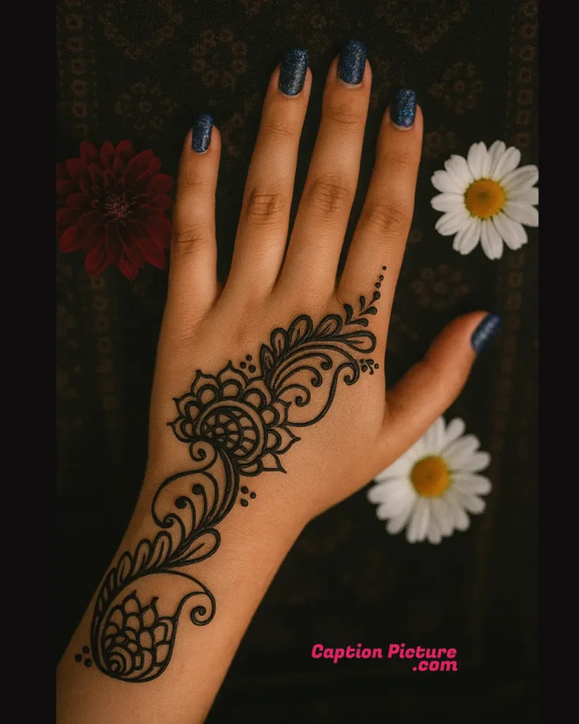 সহজ মেহেদী ডিজাইন ছবি ২০২৫