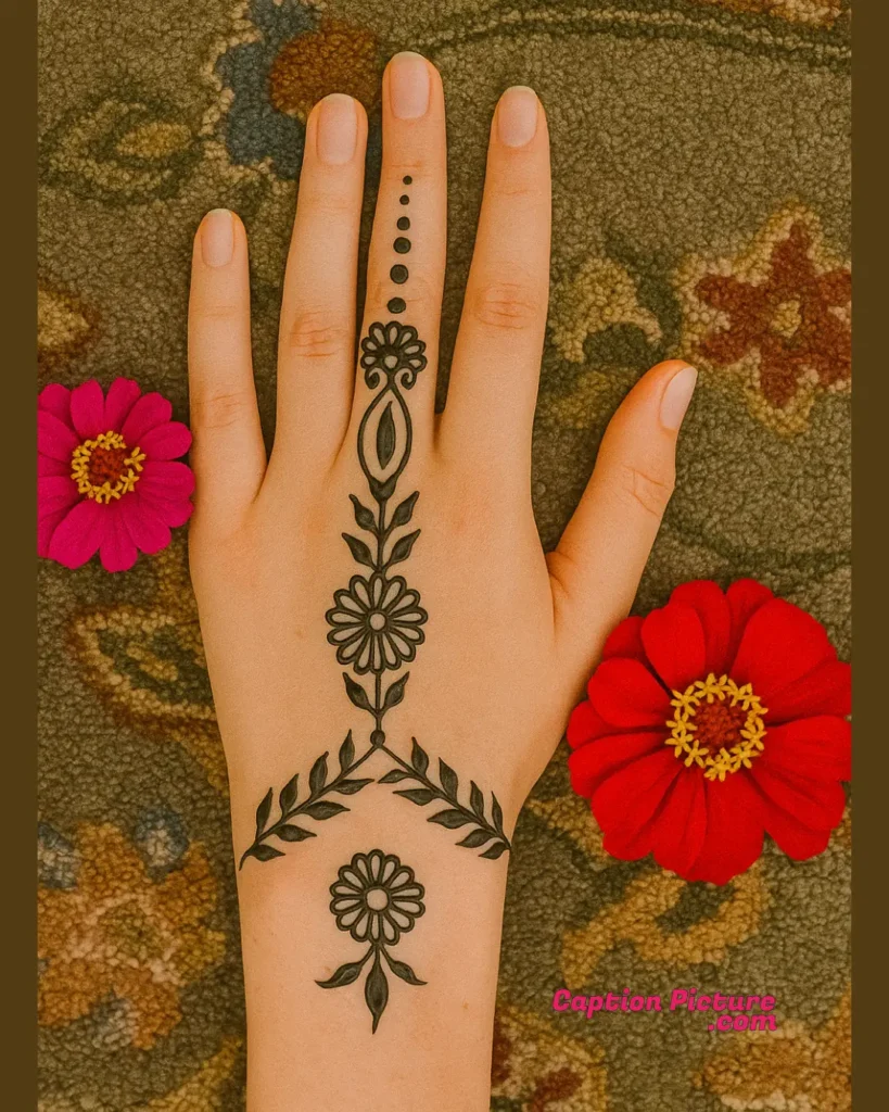 সহজ মেহেদী ডিজাইন ছবি ২০২৫