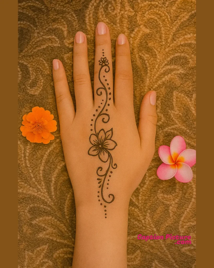 সহজ মেহেদী ডিজাইন ছবি ২০২৫