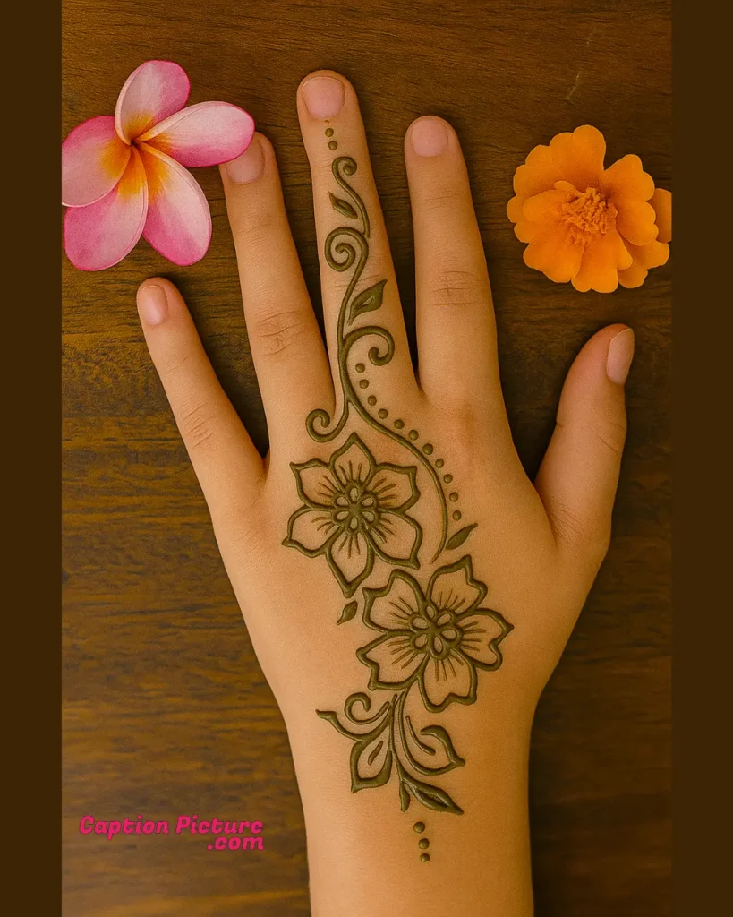 সহজ মেহেদী ডিজাইন ছবি ২০২৫