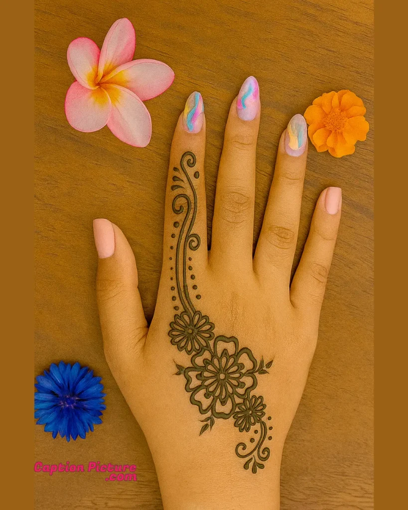 সহজ মেহেদী ডিজাইন ছবি ২০২৫