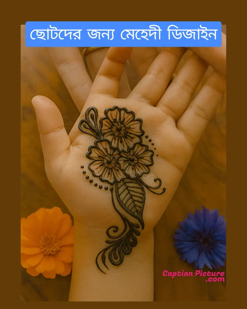 শিশুদের জন্য মেহেদী ডিজাইন