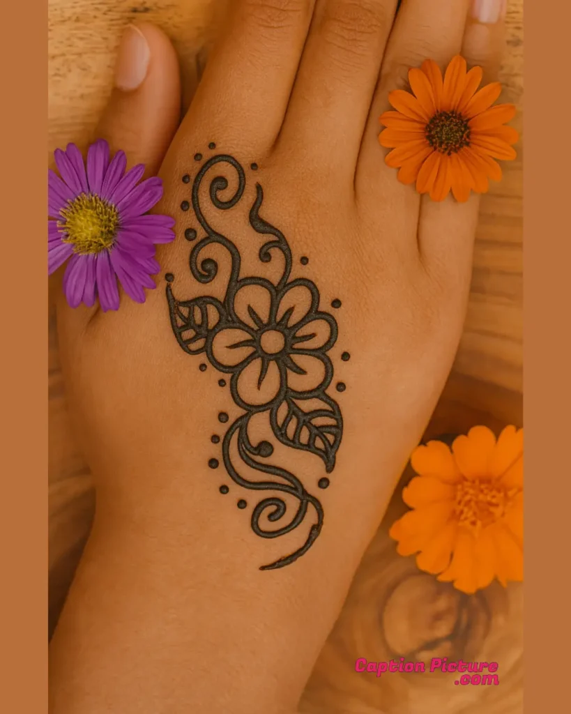 সহজ মেহেদী ডিজাইন ছবি ২০২৫