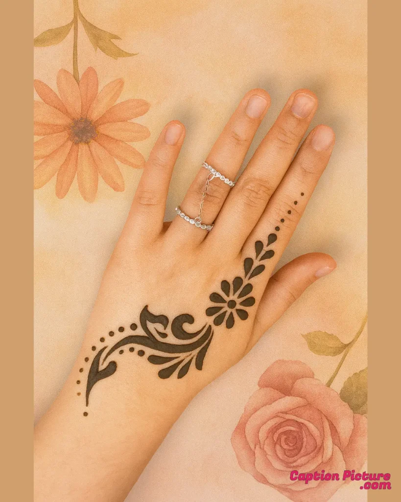 সহজ মেহেদী ডিজাইন ছবি ২০২৫