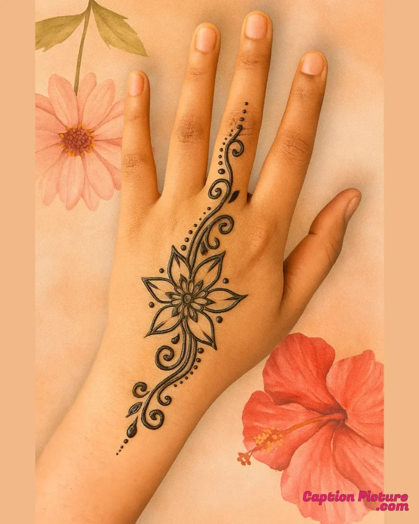 সহজ মেহেদী ডিজাইন ছবি ২০২৫