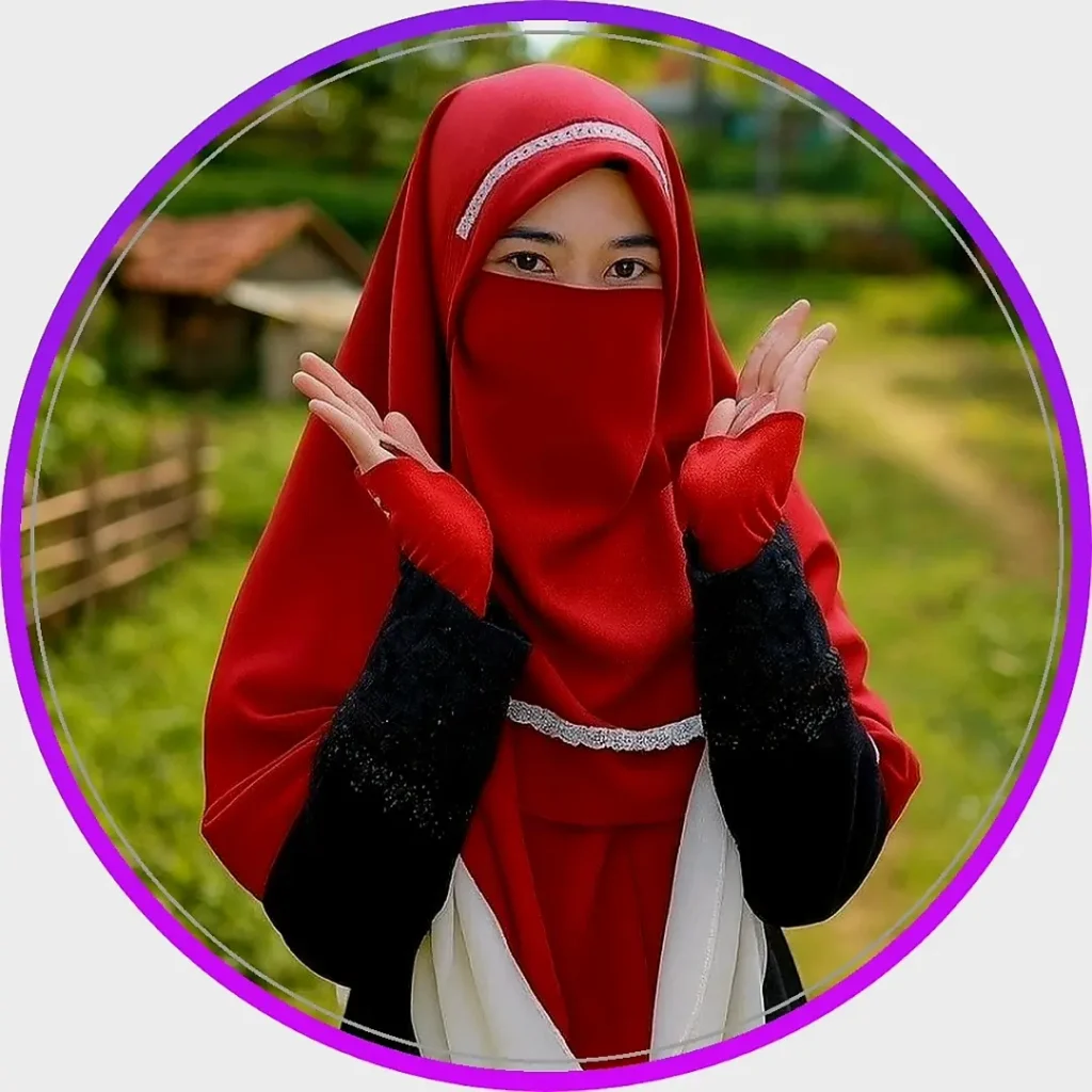 কালো বোরকা পরা প্রোফাইল পিক