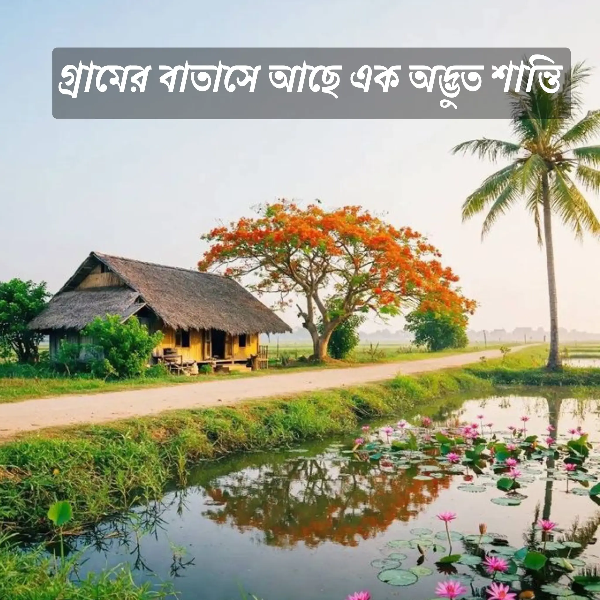 প্রকৃতির ছবি (4) গ্রামের প্রাকৃতিক দৃশ্য