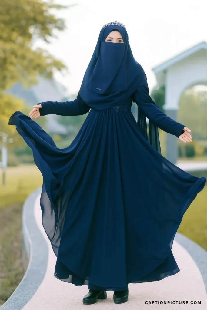 বোরকা পরা মেয়েদের পিক তোলার স্টাইল