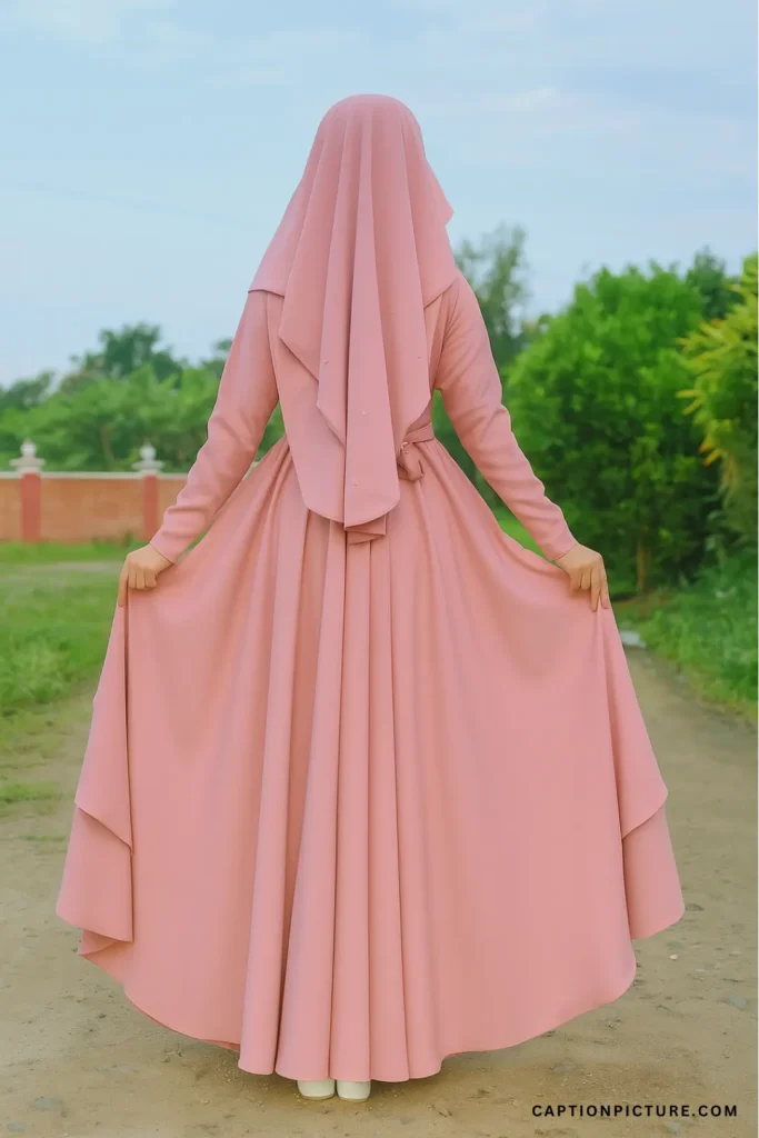 বোরকা পরা মেয়েদের পিক তোলার স্টাইল