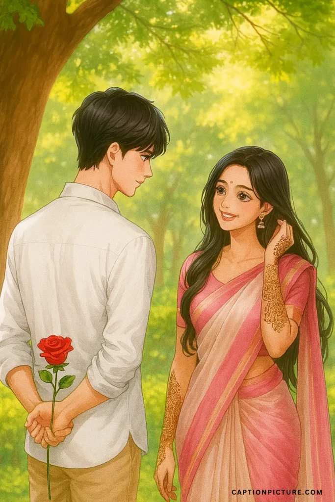 রোমান্টিক কার্টুন পিক ছেলে মেয়ে