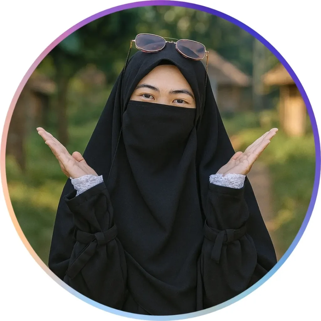 কালো বোরকা পরা প্রোফাইল পিক
