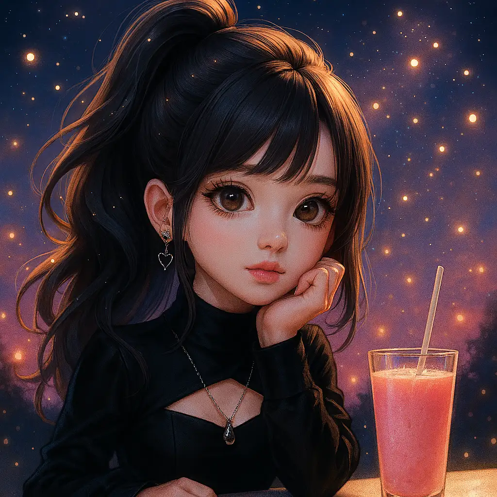 কিউট এনিমে পিক। সুন্দর কার্টুন পিক মেয়েদের