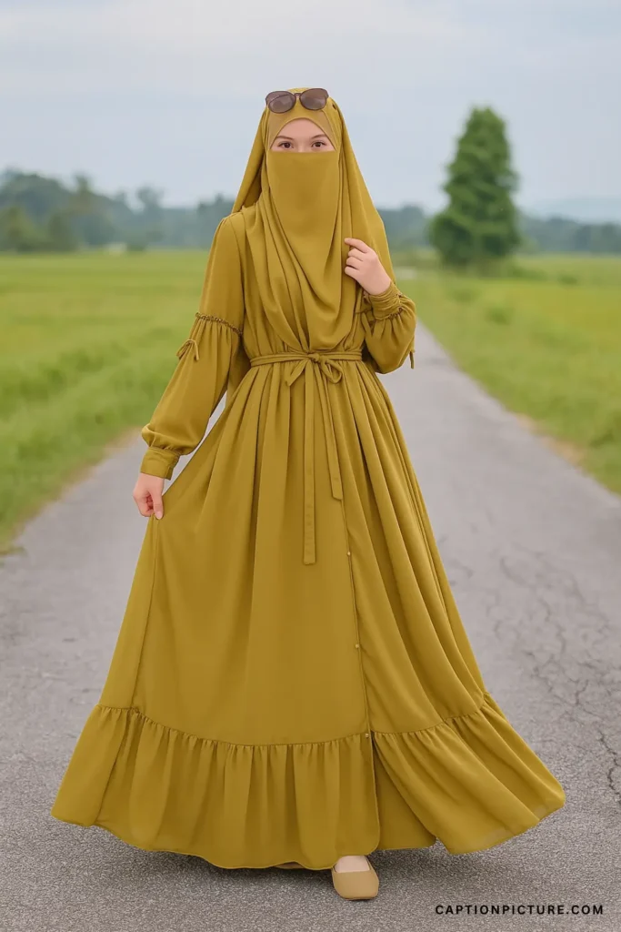 বোরকা পরা মেয়েদের পিক তোলার স্টাইল