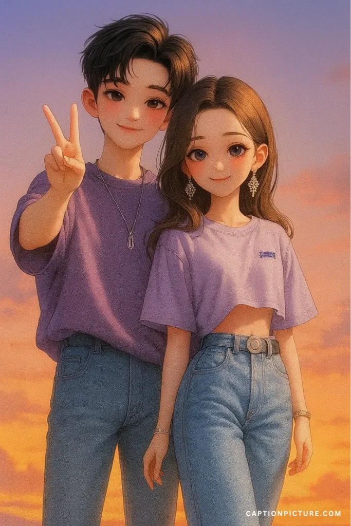 রোমান্টিক এনিমে ও কার্টুন পিক ছেলে মেয়ে