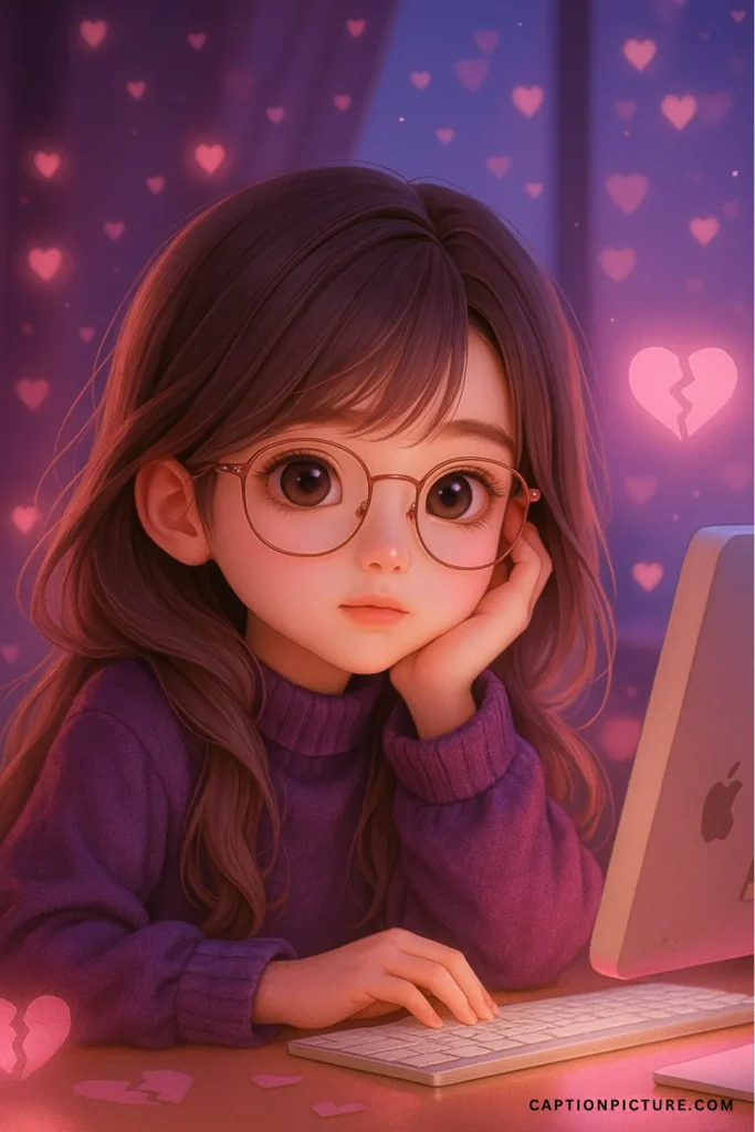 কিউট এনিমে পিক। সুন্দর কার্টুন পিক